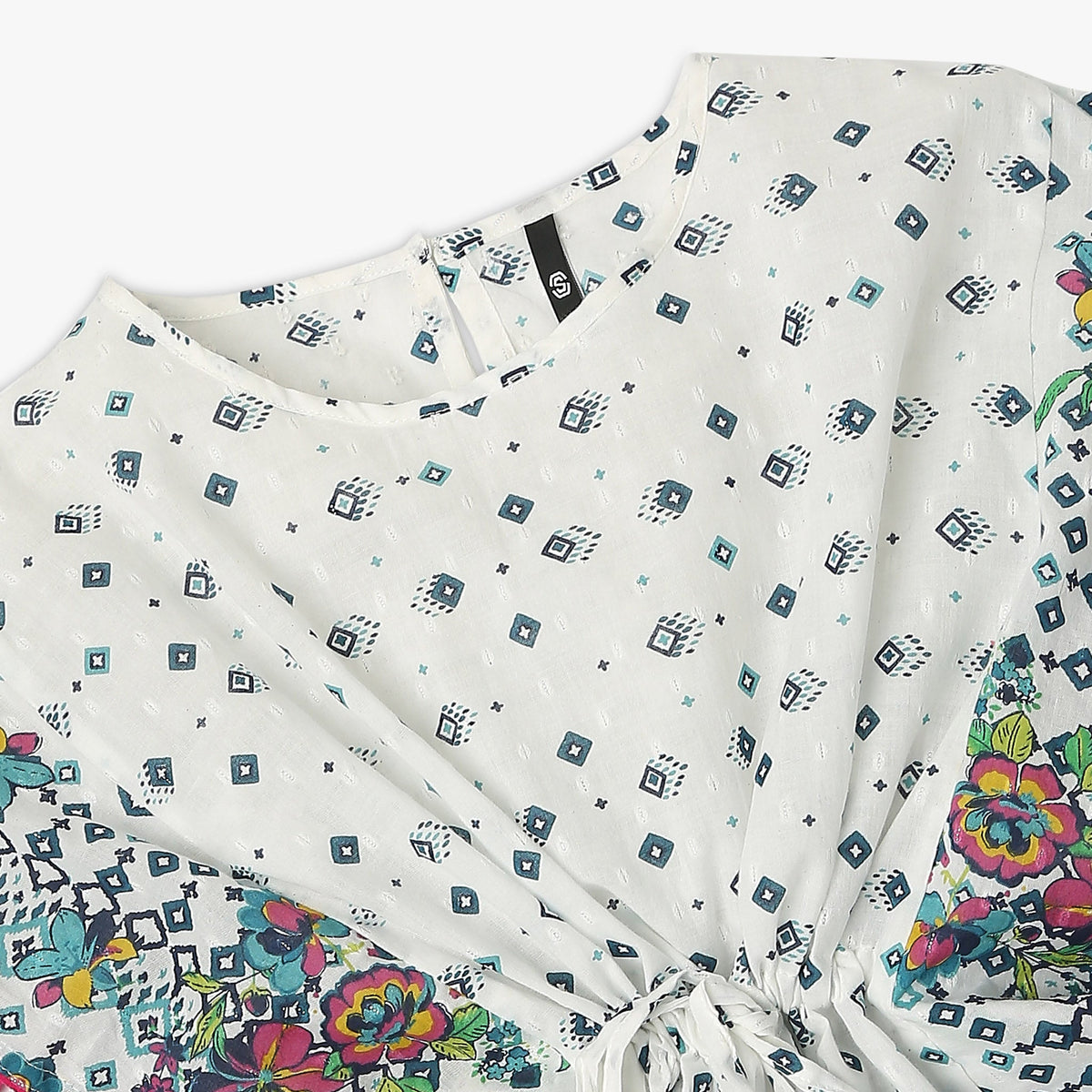 Girl's Regular Fit Printed Top