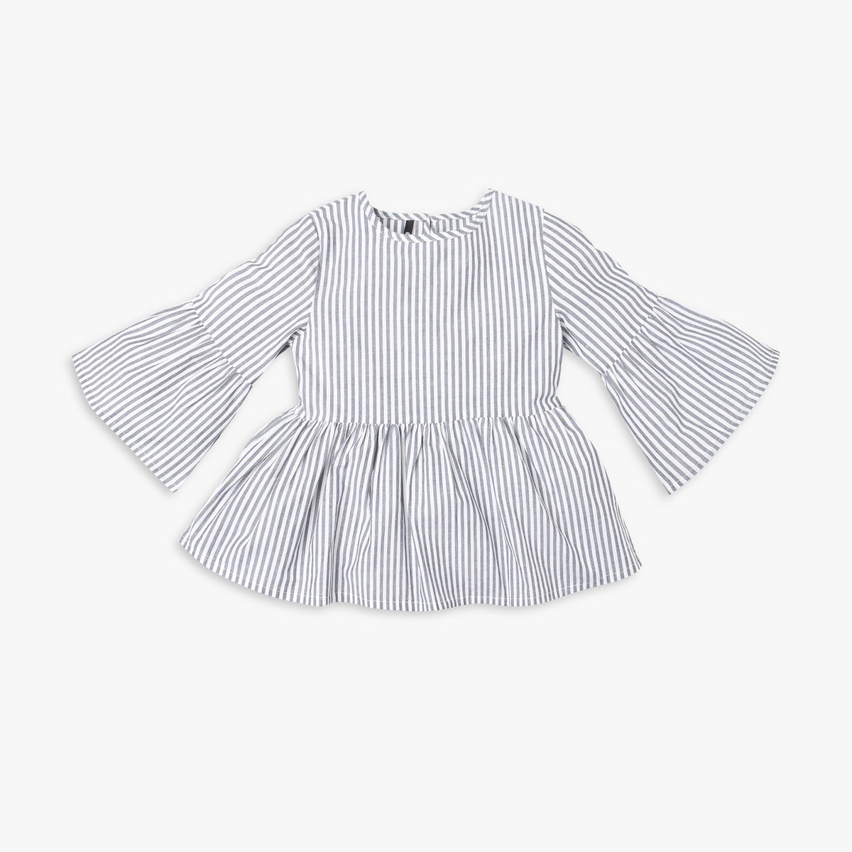 Girls Regular Fit Striped Top