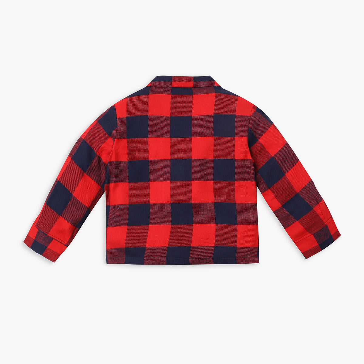 Girls Regular Fit Checkered Top