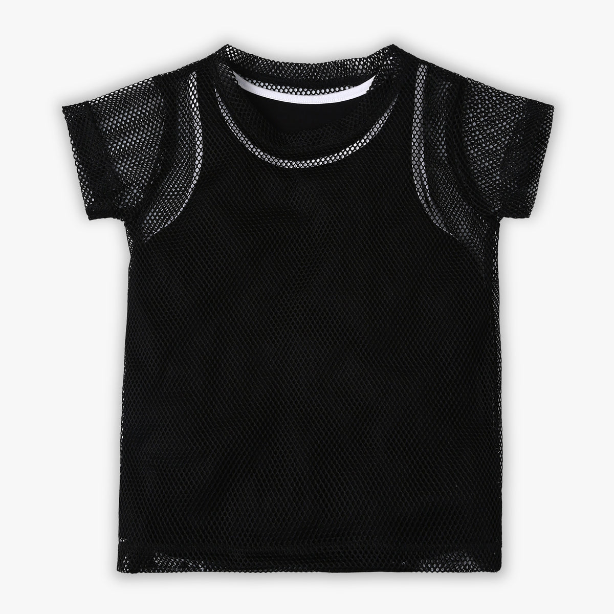 Girls Regular Fit Striped T-Shirt