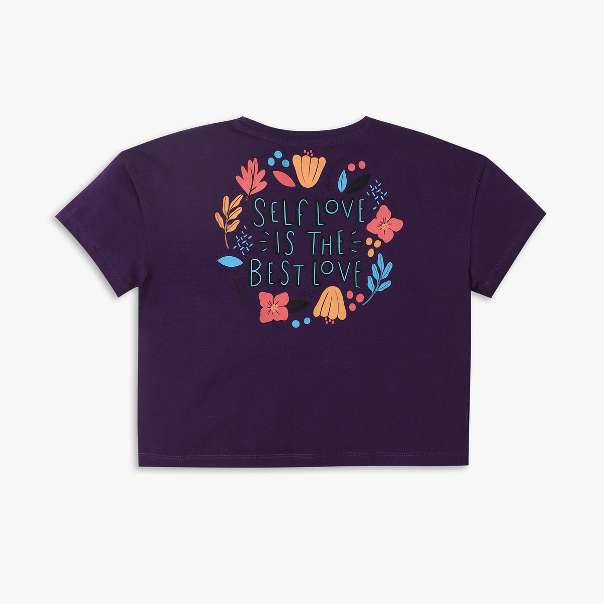 Girl's Regular Fit Printed T-Shirt