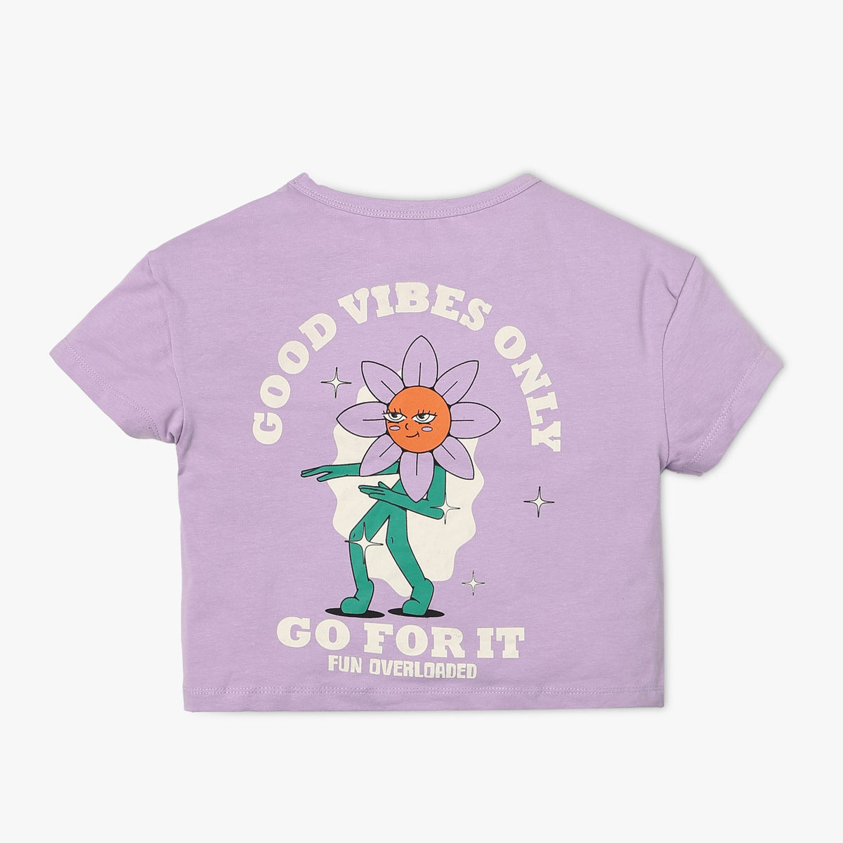 Girl's Regular Fit Printed T-Shirt