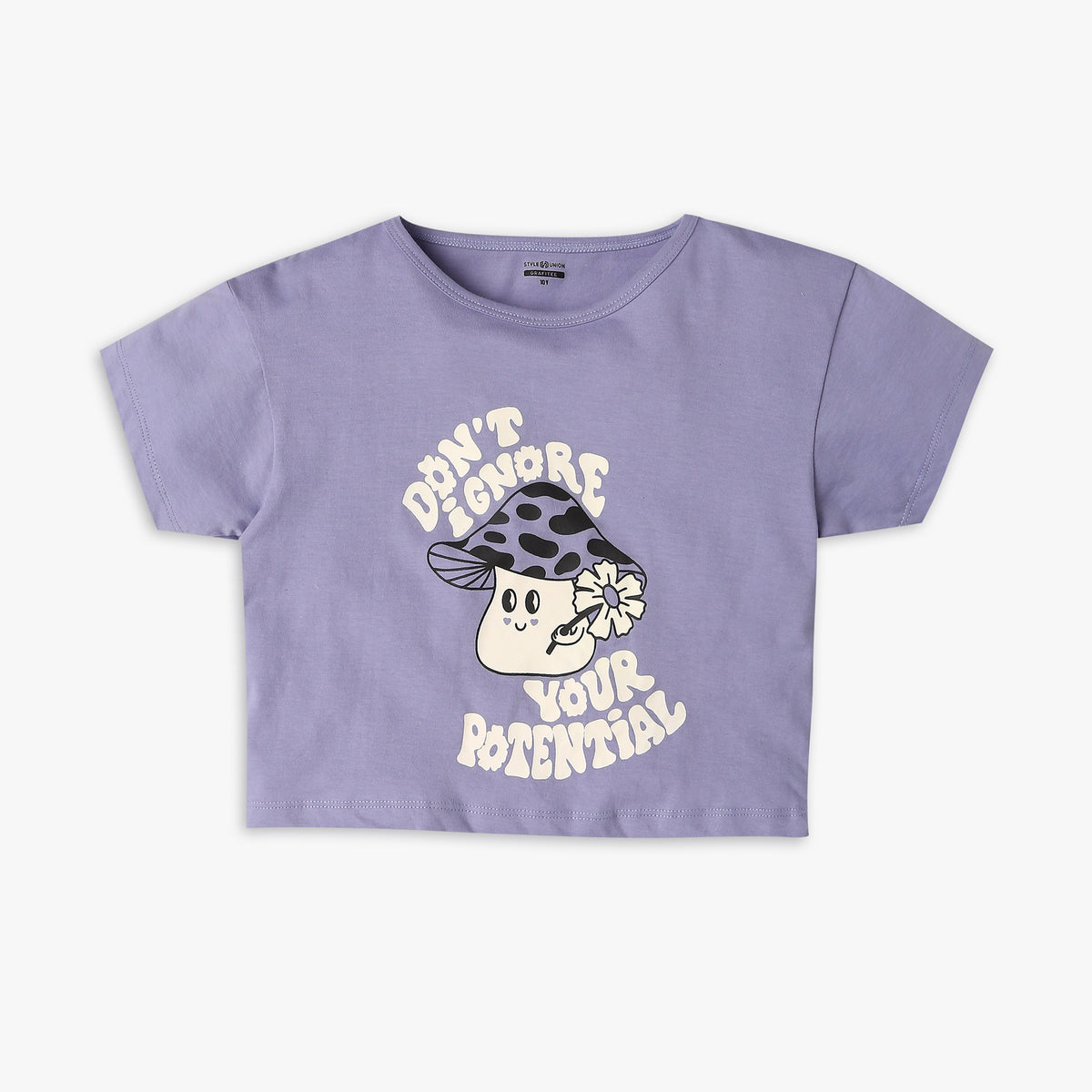 Girl's Regular Fit Graphic T-Shirt