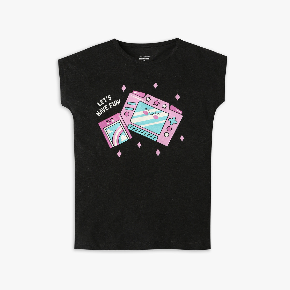 Girl's Regular Fit Graphic T-Shirt