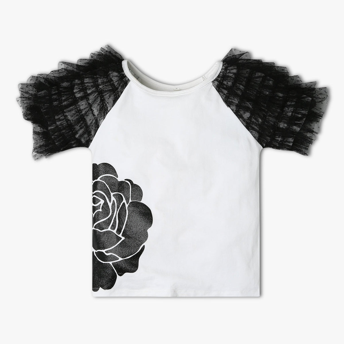 Girl's Regular Fit Solid T-Shirt