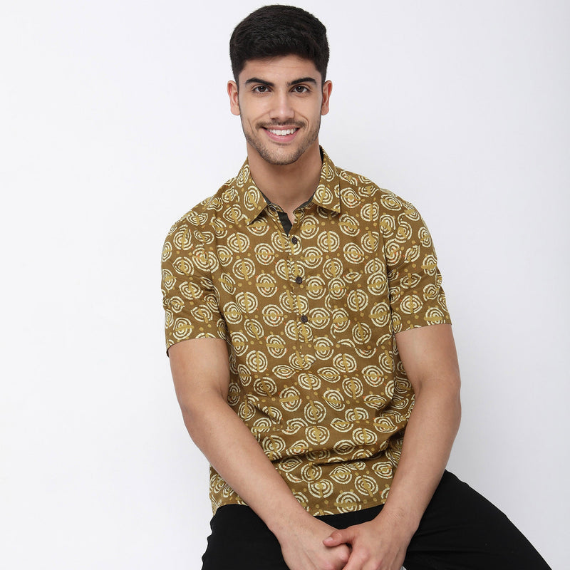 Slim Fit Floral Shirt