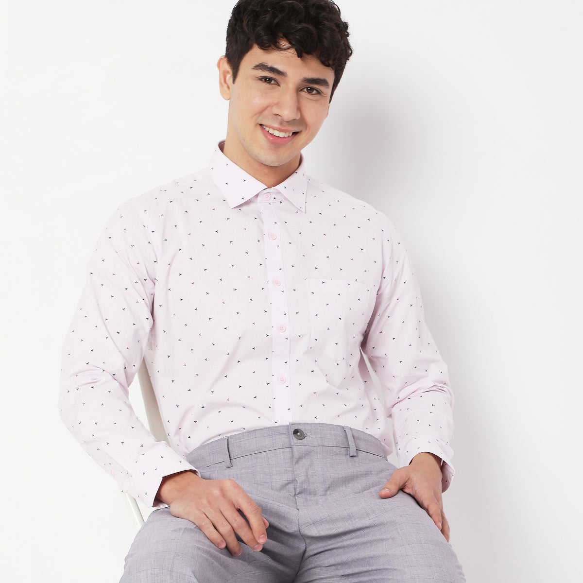 Slim Fit Printed Shirt